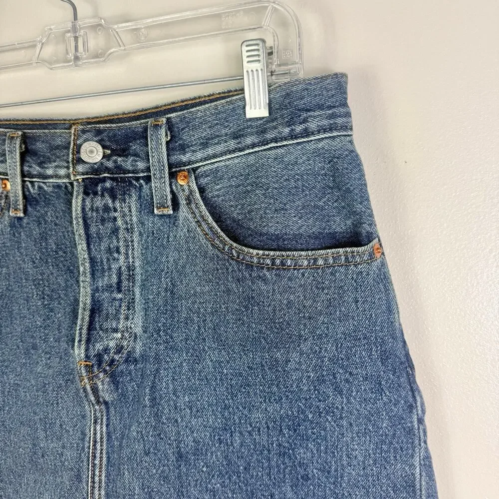 Levi's Icon Skirt Mini Skirt Size 29 - Picture 2 of 7